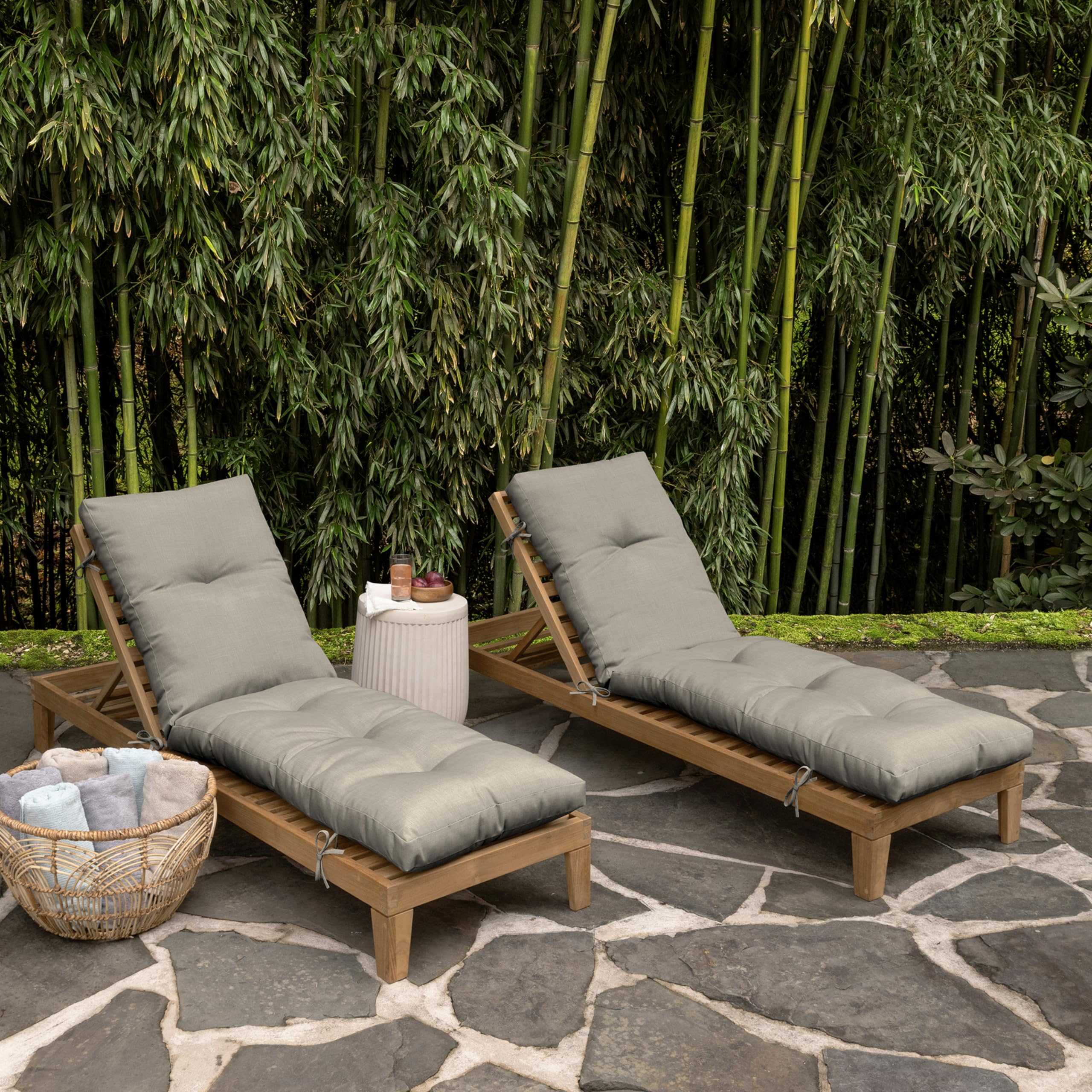 Amazon.com : ARDEN Outdoor Tufted Chaise Cushion, earthFIBER